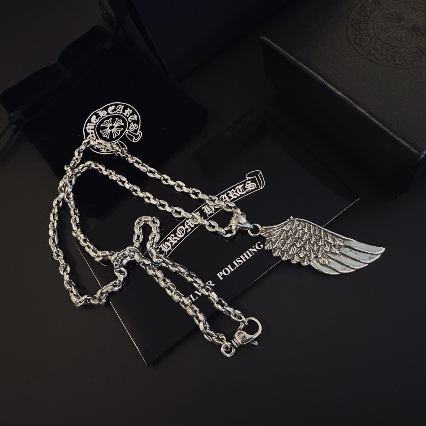 Chrome Hearts Wing Pendant Necklace